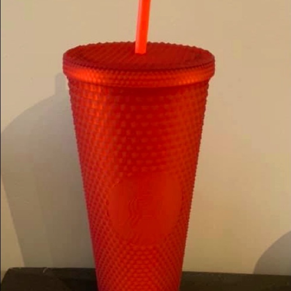 2020 Holiday Starbucks Matte Red Studded Tumbler